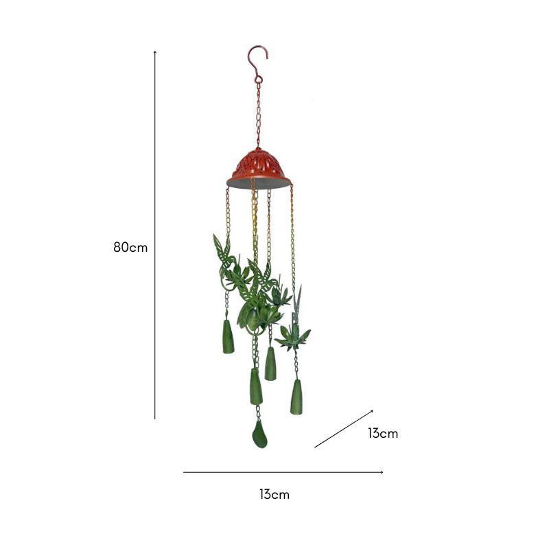 Hanging Birds Chime w Bell 13cm - Image 3
