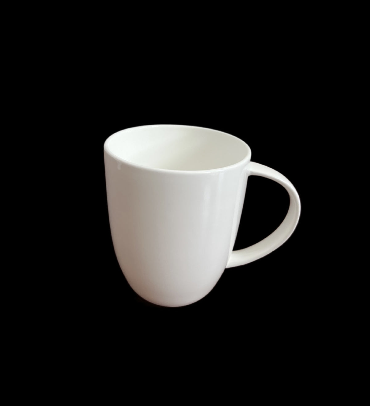 bulk 36 White Bone China Round Mug White 450ml