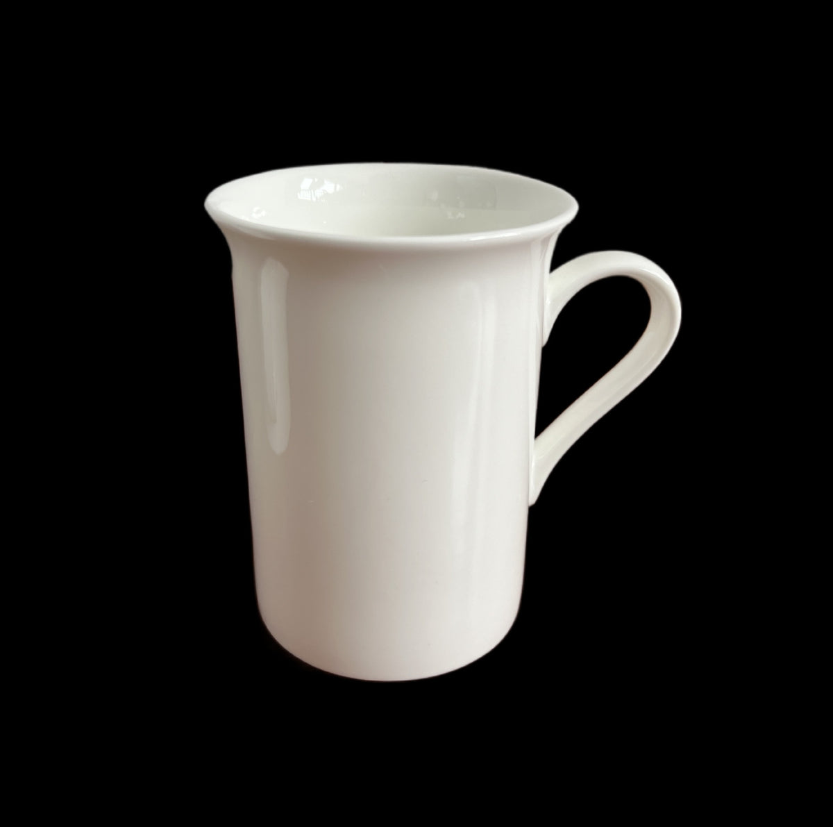 bulk 36 White Bone China Slim Mug 320ml