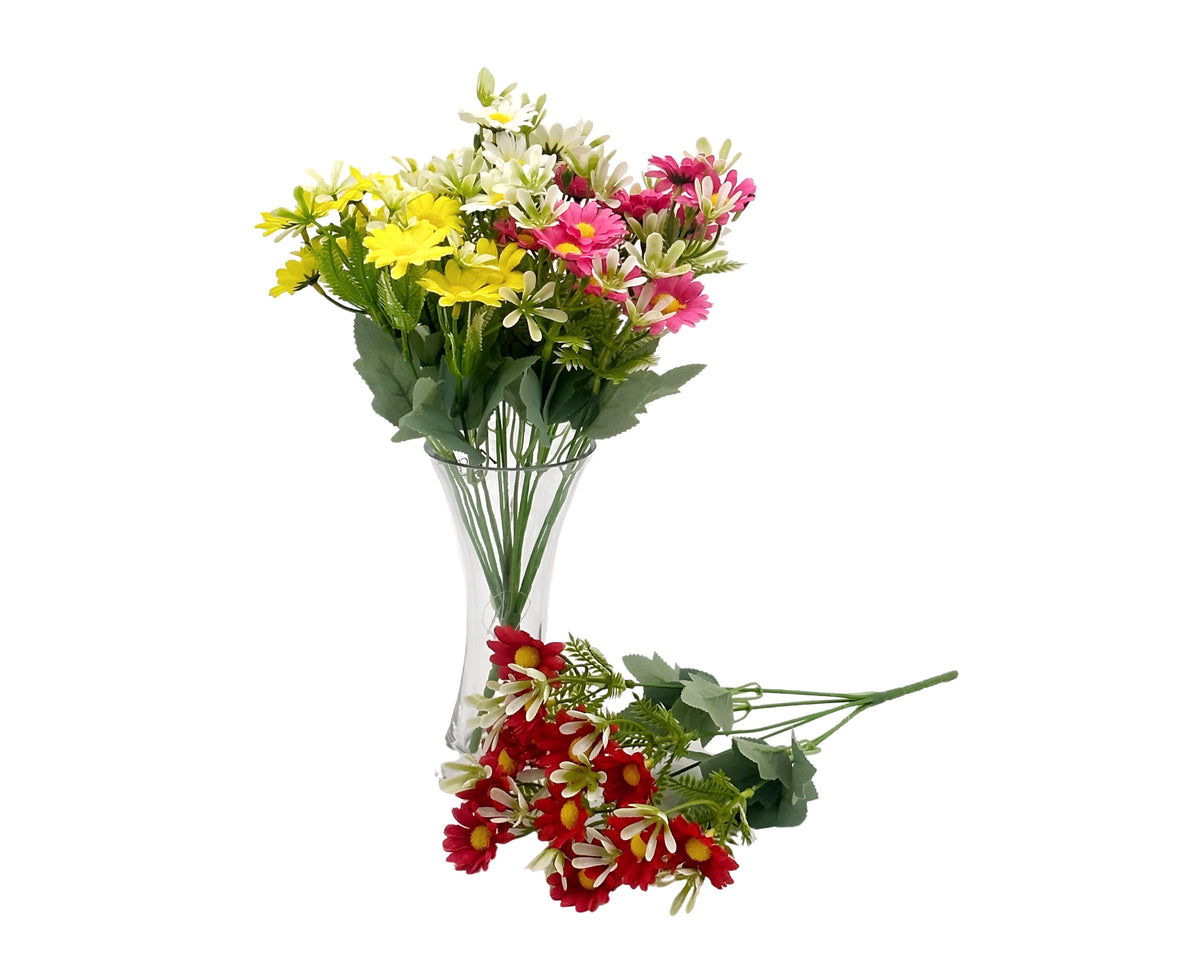 bulk 24 Artificial Chrysanthemum Assorted 35cm
