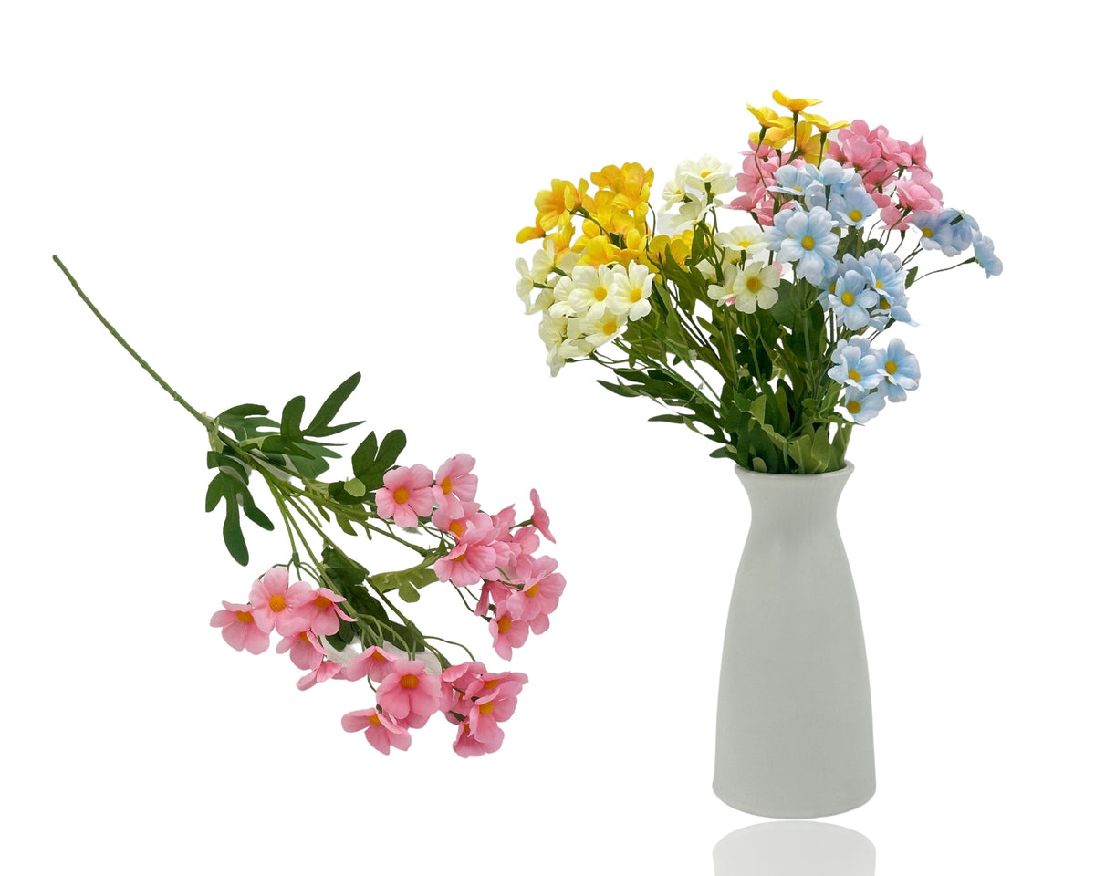 bulk 24 Artificail Flower Spray Assorted 53cm