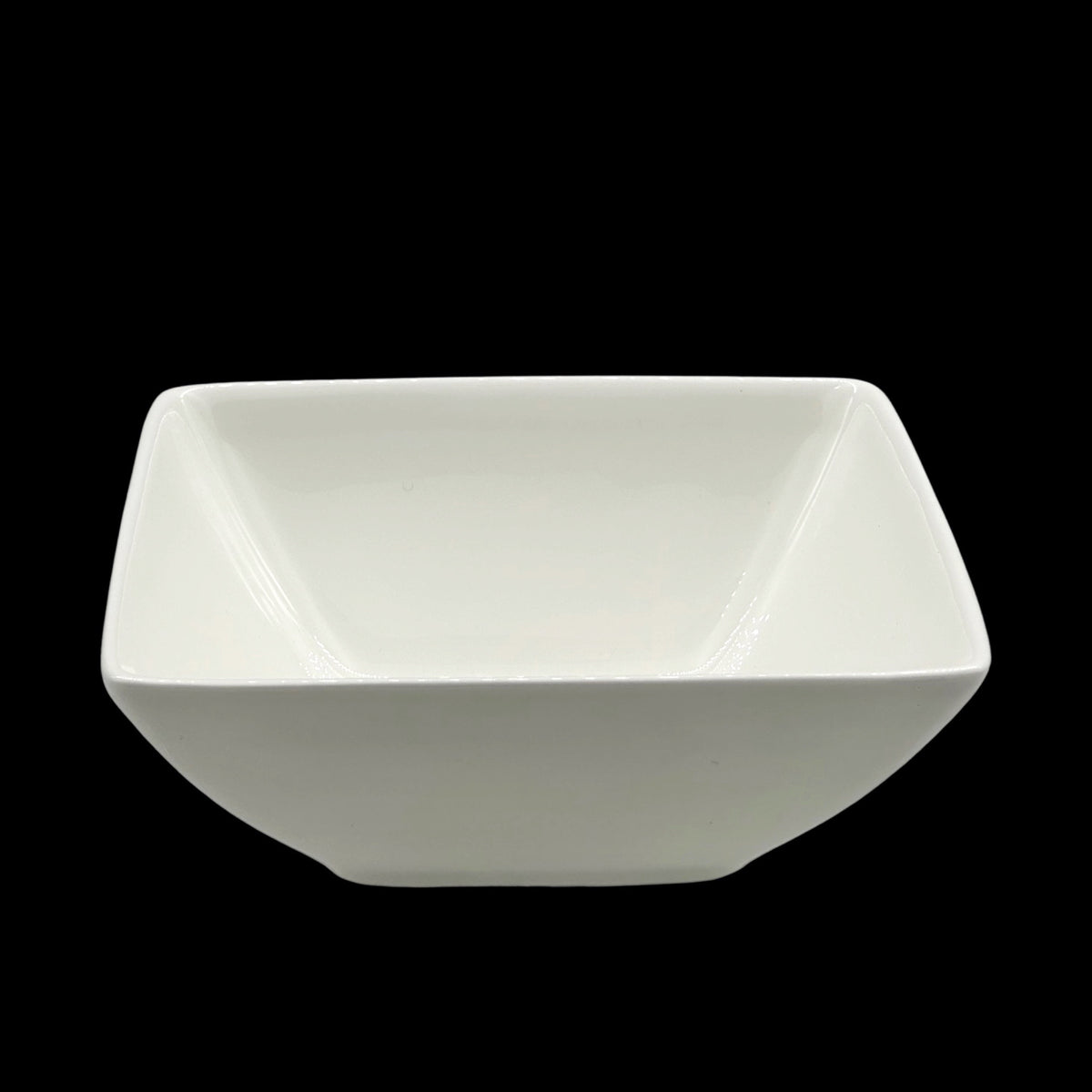 bulk 24 White Bone China Square Bowl 16cm