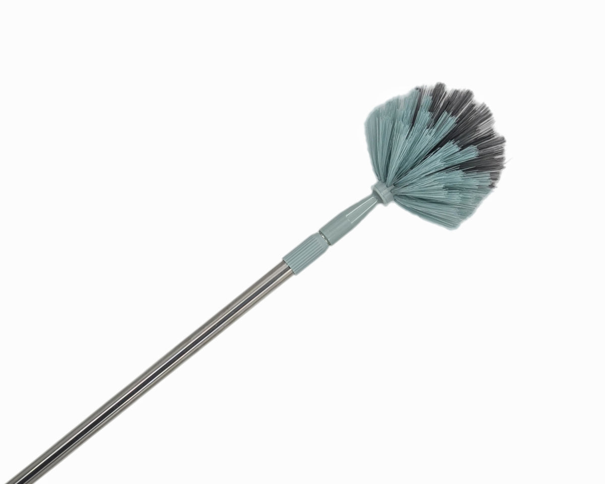 Bulk 12 Stainless Steel Extendable Cobweb Brush 185cm 2 Asst