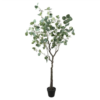 Artificial Eucalyptus Tree (Red Box Eucalyptus Polyanthemos) 150cm - Image 3