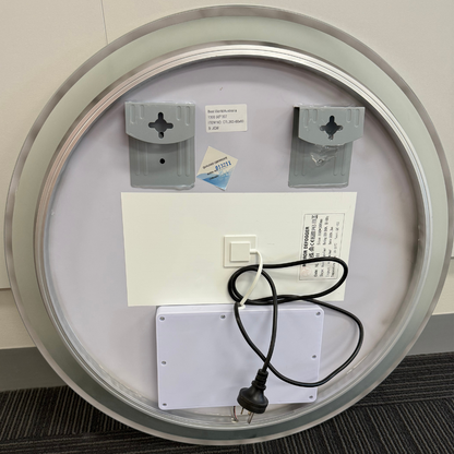 Round LED Mirror 60cm Frosted Defogger Dimmable 25mm Strip