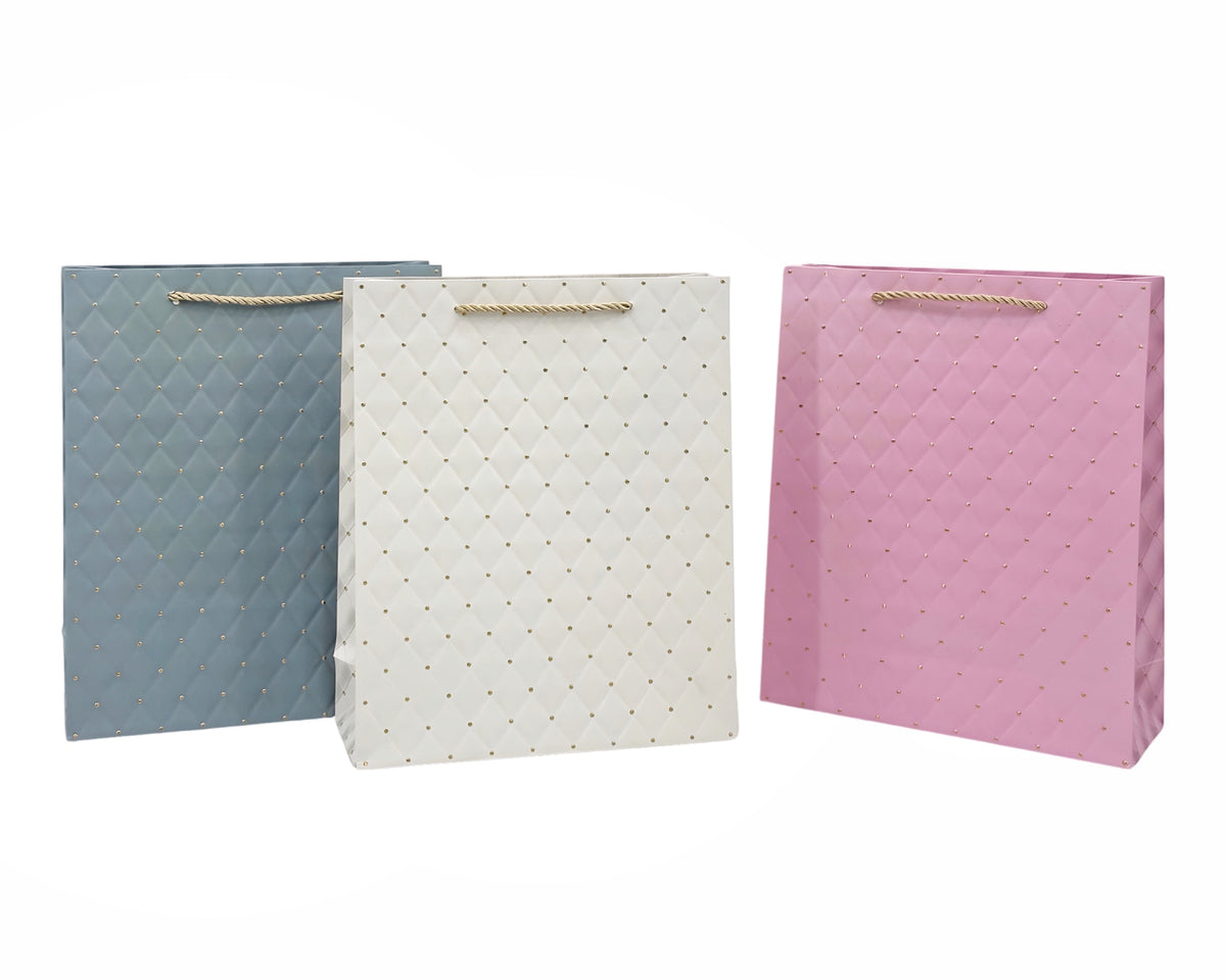 Bulk 24 Large Glamorous Gift Bag Foiled 32cm