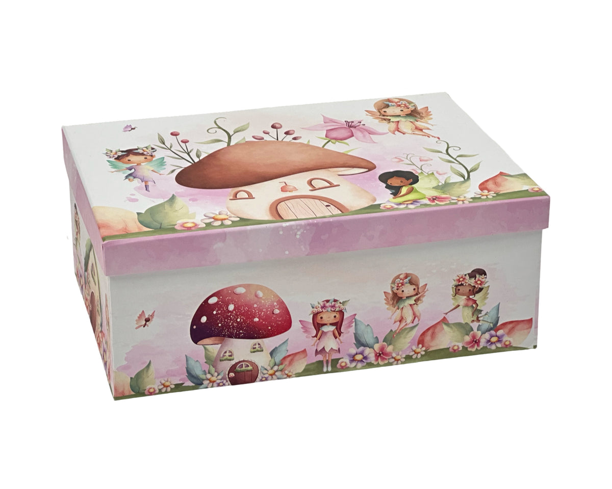 Bulk 2 Mushroom & Angel Gift Box Set 18 43x34x16cm