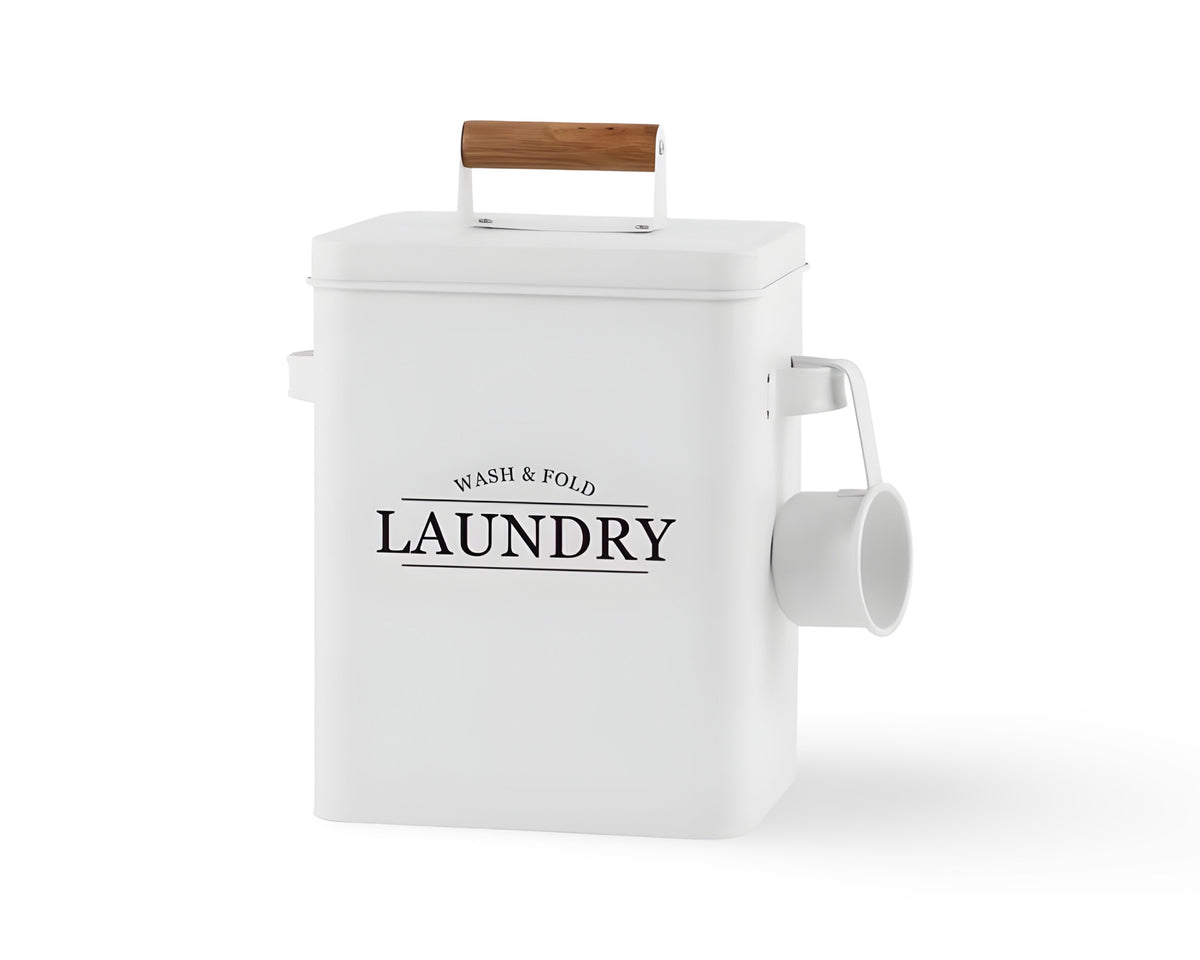 Metal Laundry Powder Storage Bucket 24x28cm