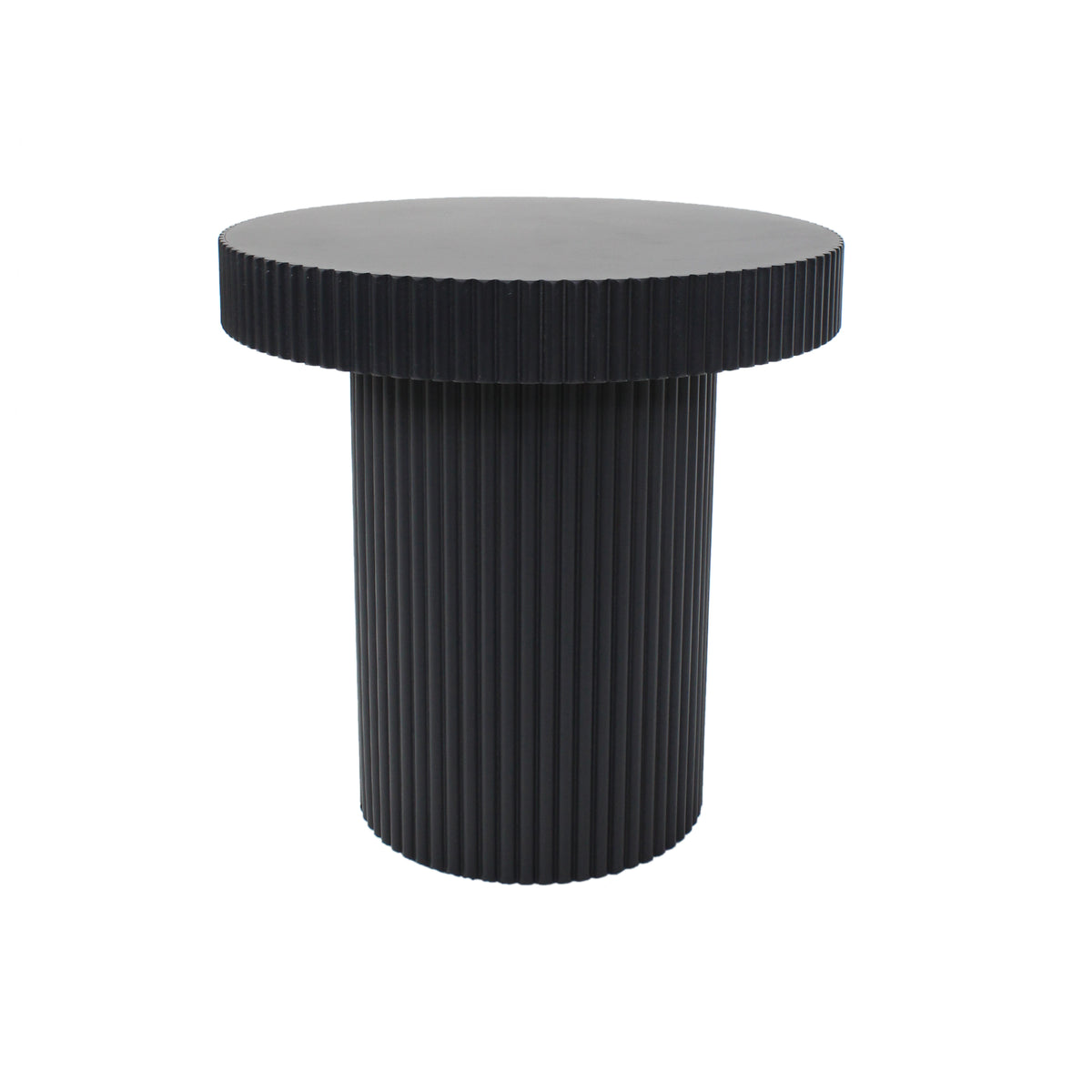 Eclipse Fluted Side Table 50x51cm - Image 2