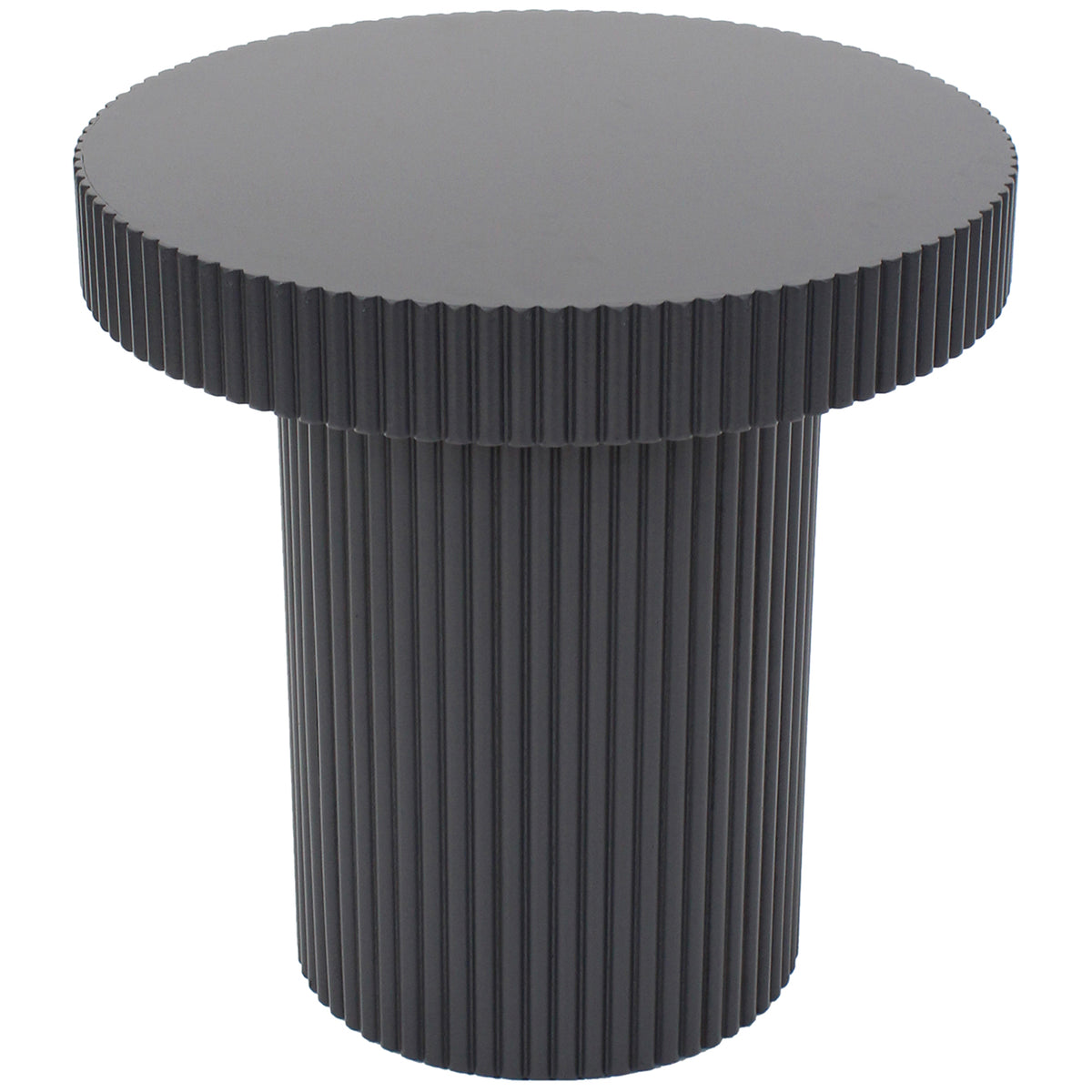 Eclipse Fluted Side Table 50x51cm