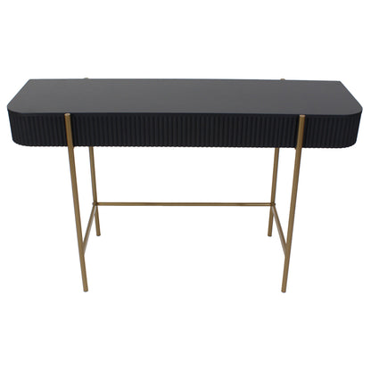 Eclipse Ribbed Console Table 120x73cm - Image 2