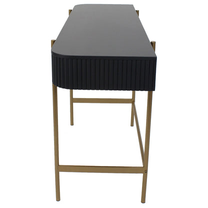 Eclipse Ribbed Console Table 120x73cm - Image 3
