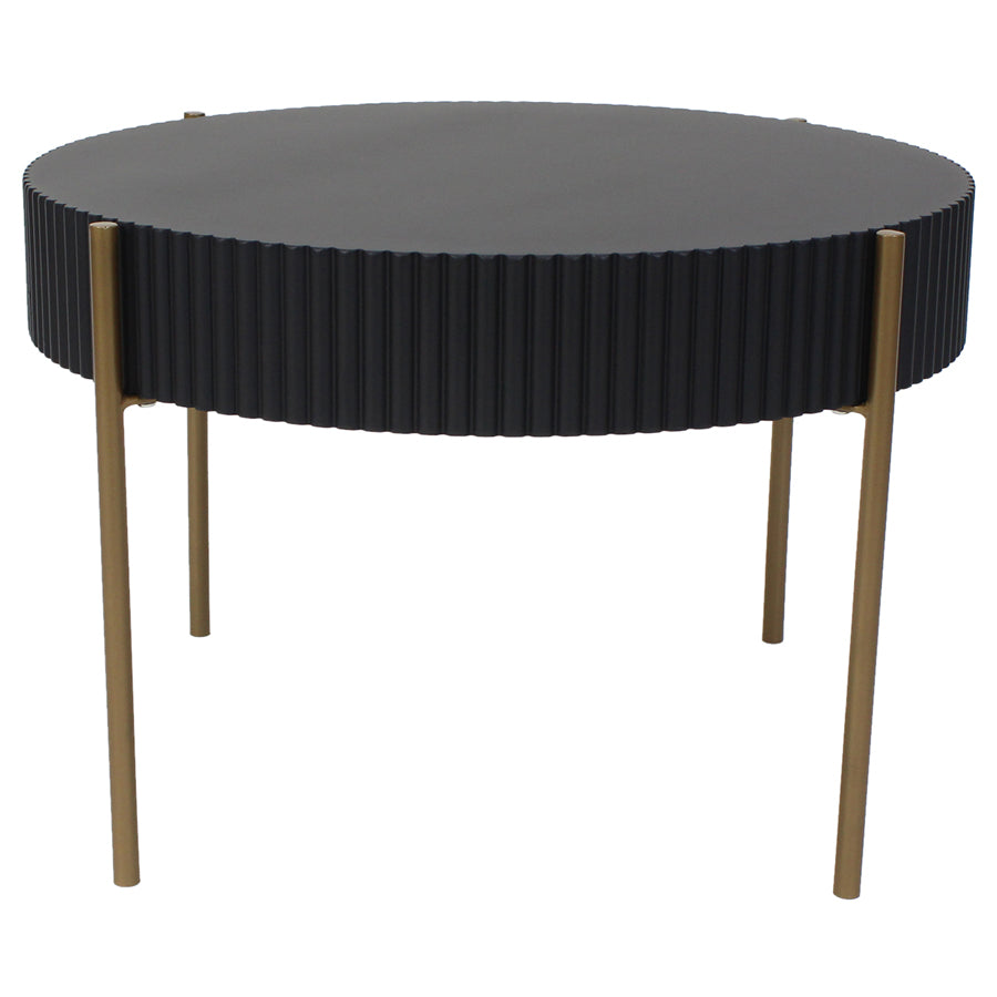 Eclipse Ribbed Coffee Table 60x35cm