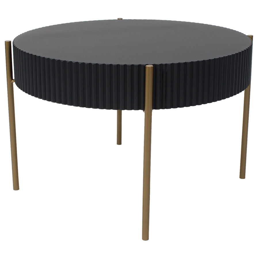 Eclipse Ribbed Coffee Table 60x35cm - Image 3