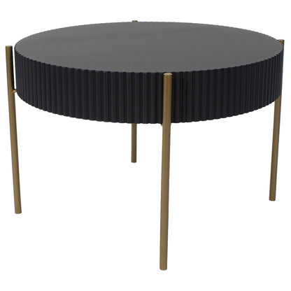 Eclipse Ribbed Coffee Table 60x35cm - Image 3