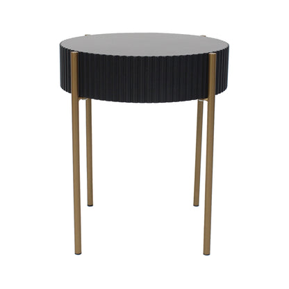 Eclipse Ribbed Side Table 41x47cm