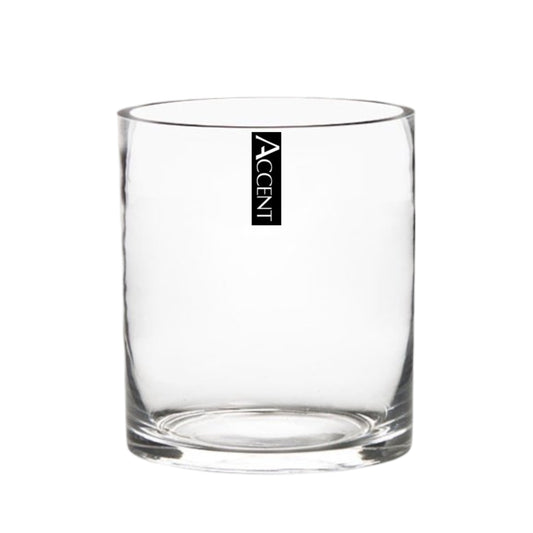 bulk 12 Glass Cylinder Vase 16cm