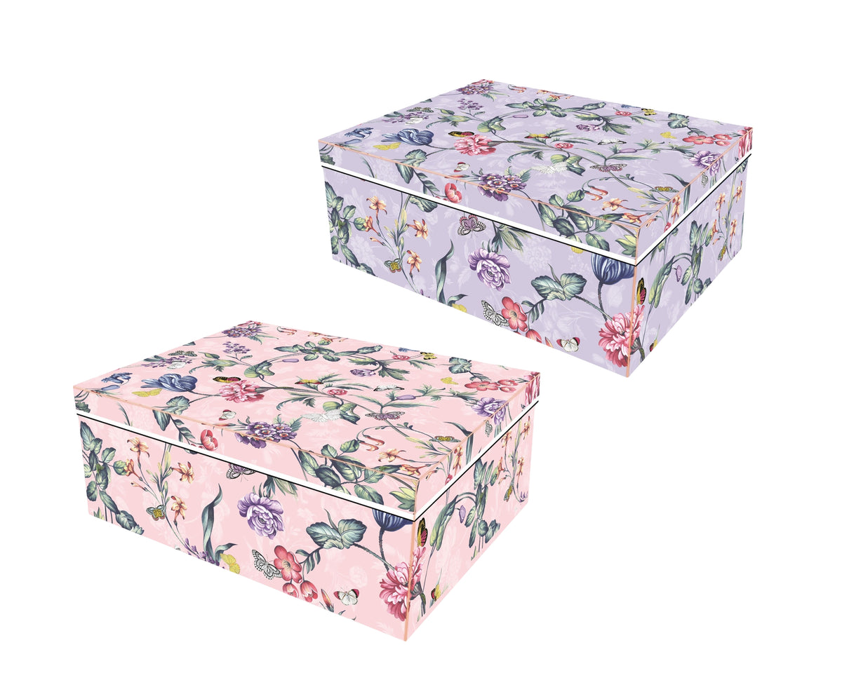 Bulk 2 Jardin Floral Gift Box Set 18 43x34x16cm