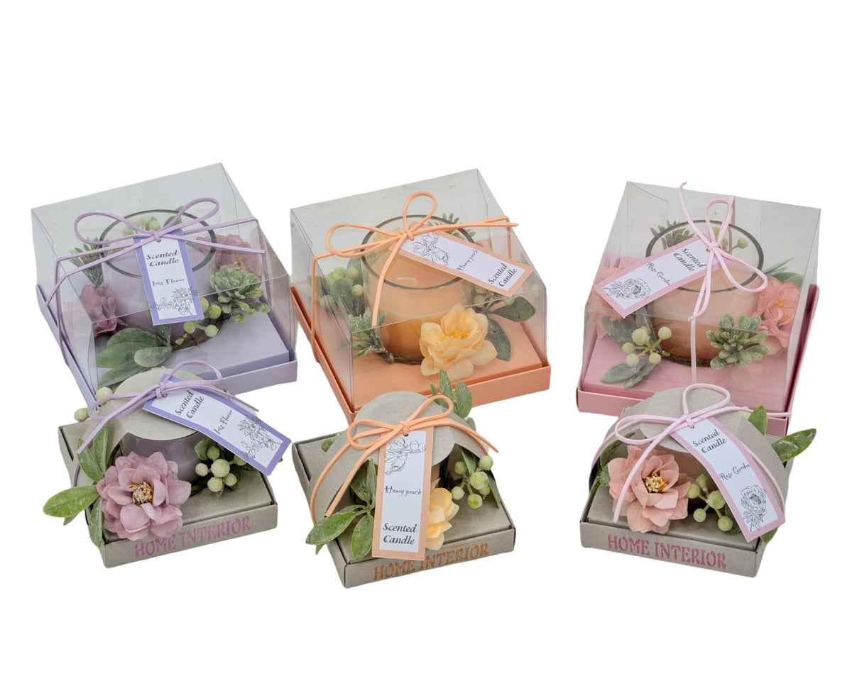 bulk 18 Scented Candle Bouquet 12cm