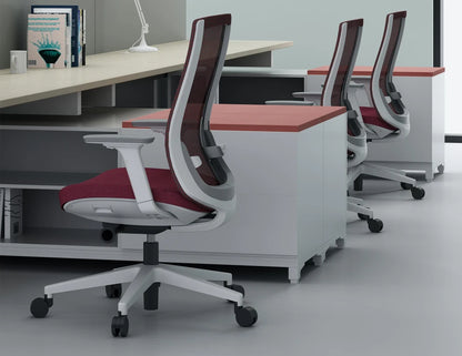 Nebula Office Chair - Black Frame - Black Upholstery