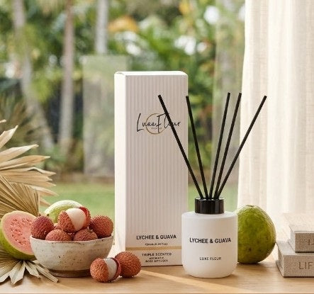 bulk 6 Luxe Fleur Diffuser 150ml Lychee & Guava