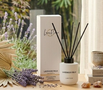 bulk 6 Luxe Fleur Diffuser 150ml Lavender Field