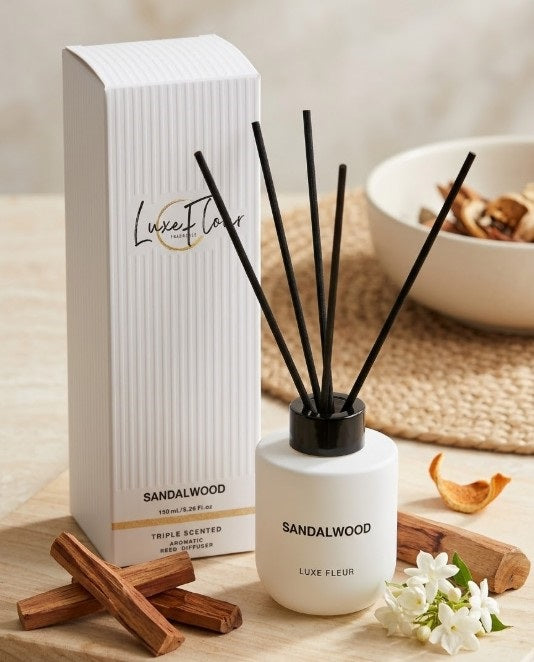 bulk 6 Luxe Fleur Diffuser 150ml Sandalwood