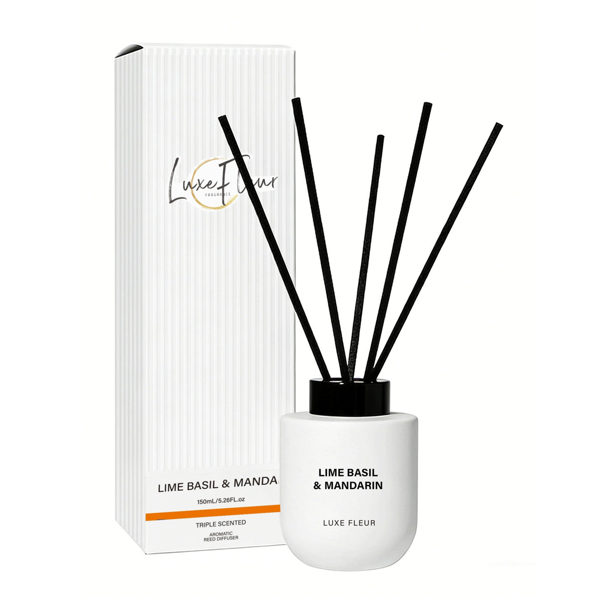 bulk 6 Luxe Fleur Diffuser 150ml Lime Basil & Mandarin