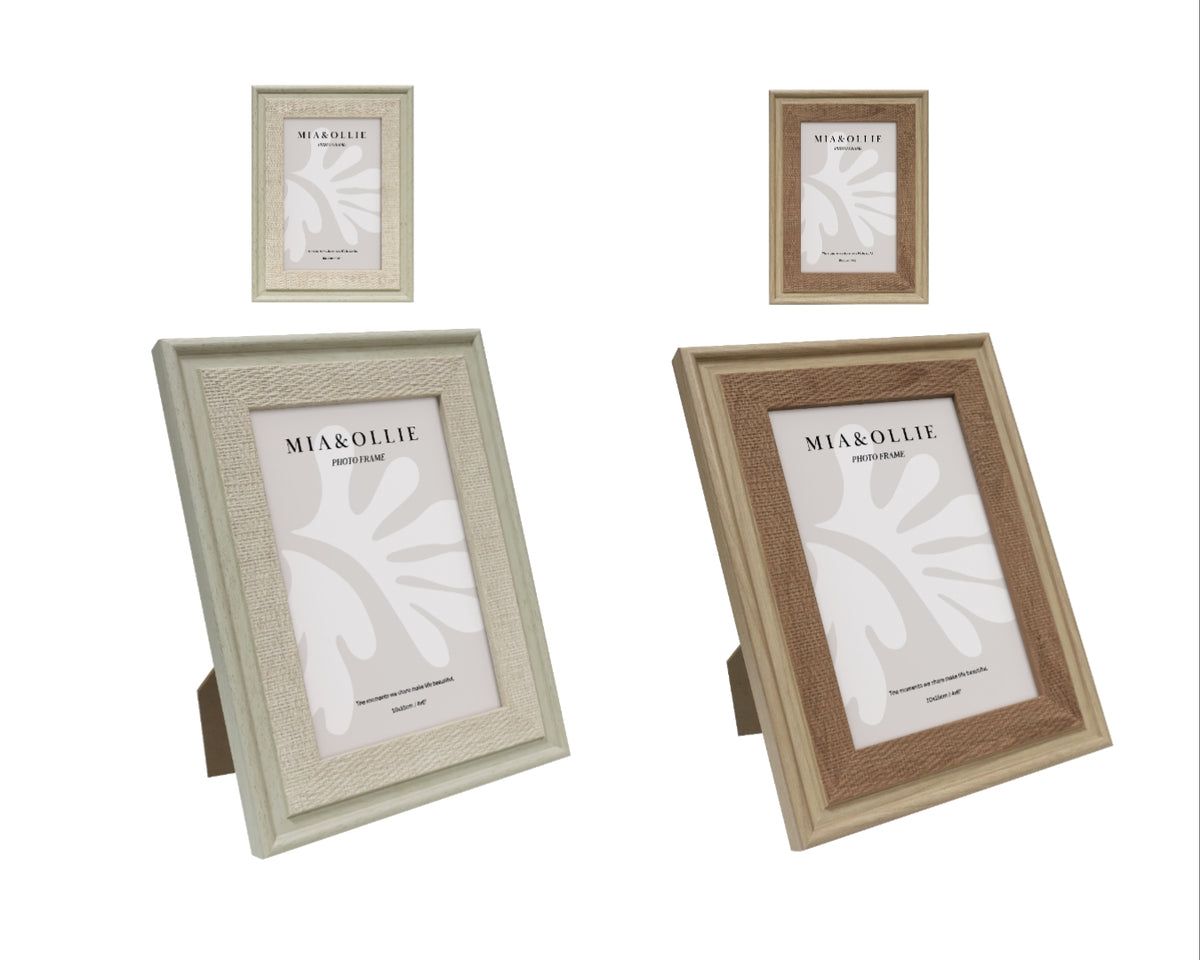 Set 2 Photo Frame Elise '4x6in' 15cm