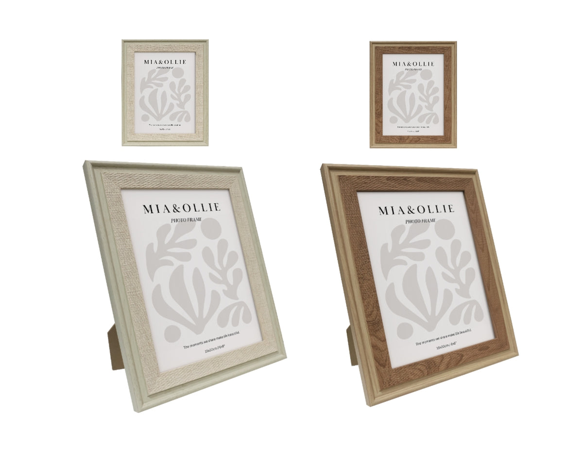 Set 2 Photo Frame Elise '6x8in' 20cm