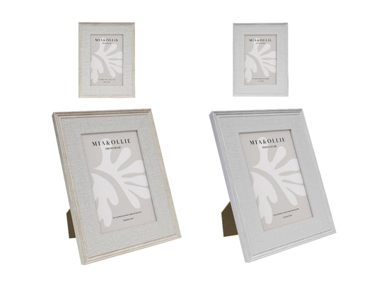 Set 2 Photo Frame Bella '4x6in' 15cm