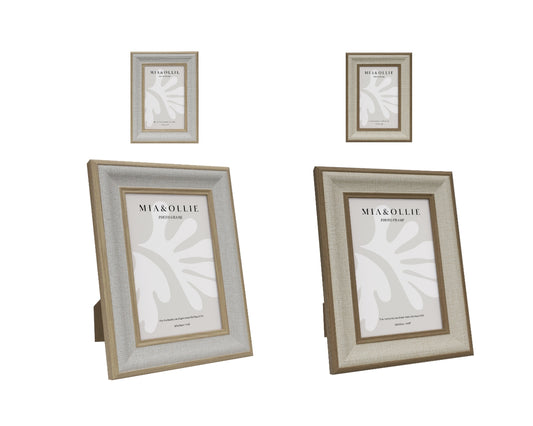 Set 2 Photo Frame Sandy '4X6in' 15cm