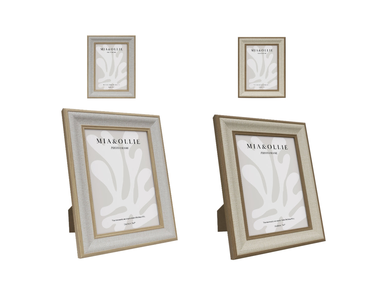 Set 2 Photo Frame Sandy '5x7in" 18cm