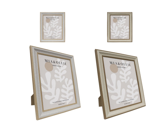 Set 2 Photo Frame Sandy '8x10in' 25cm