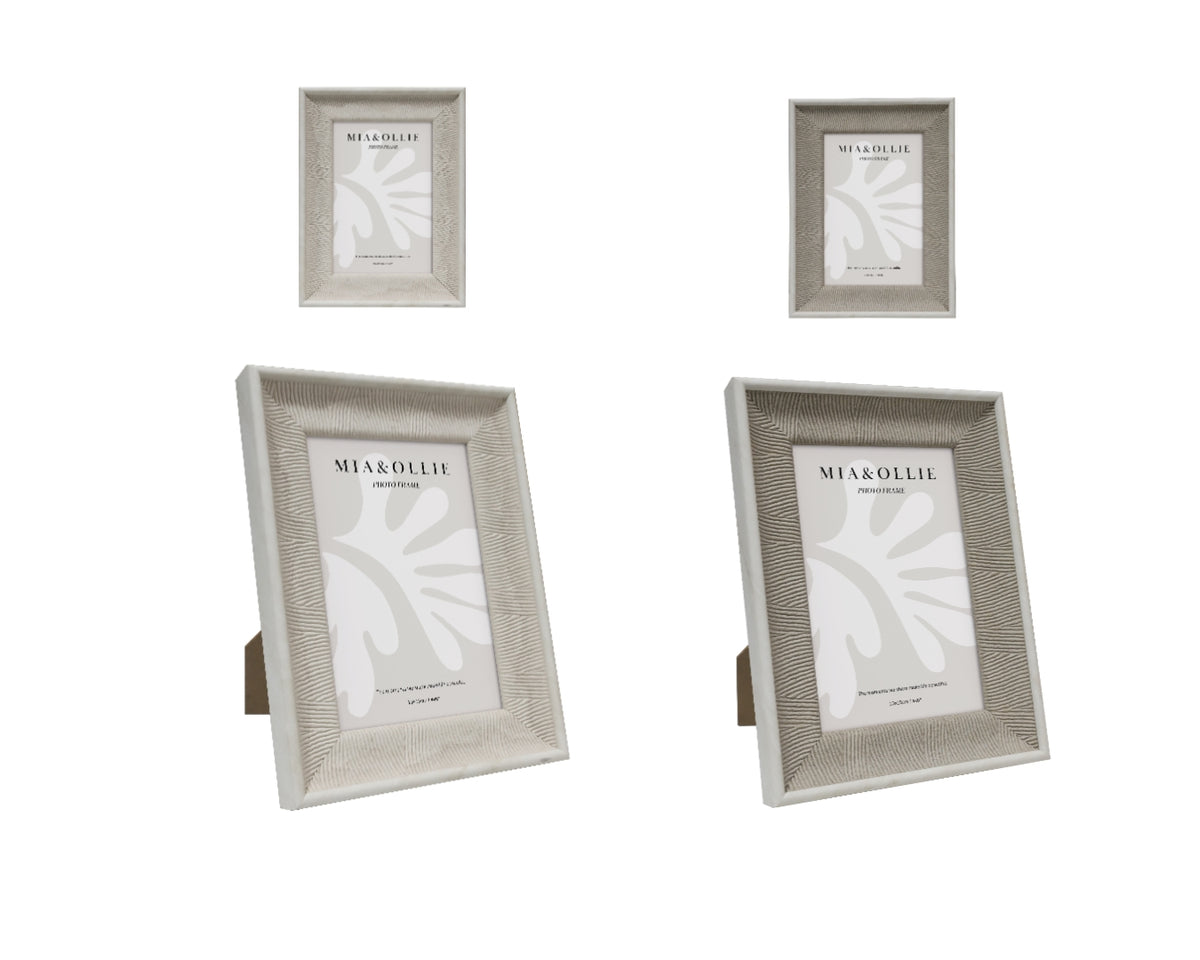 Set 2 Photo Frame Cassie '4x6in' 15cm