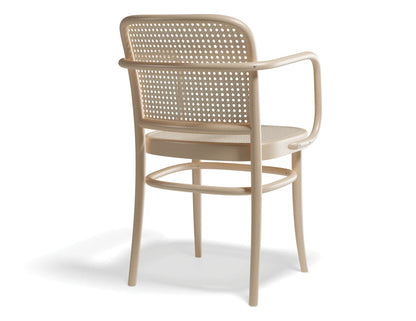 811 Hoffmann Armchair - Natural - Cane Seat - Cane Backrest - by TON