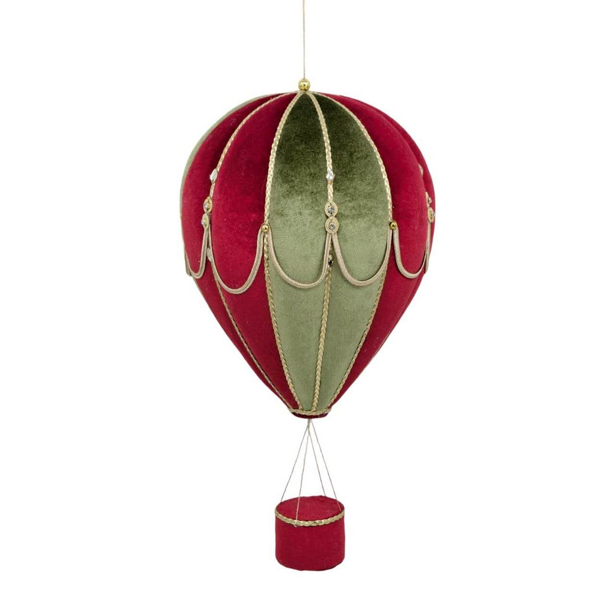 Bulk 4 Xmas Red & Green Velvet Balloon 44cm