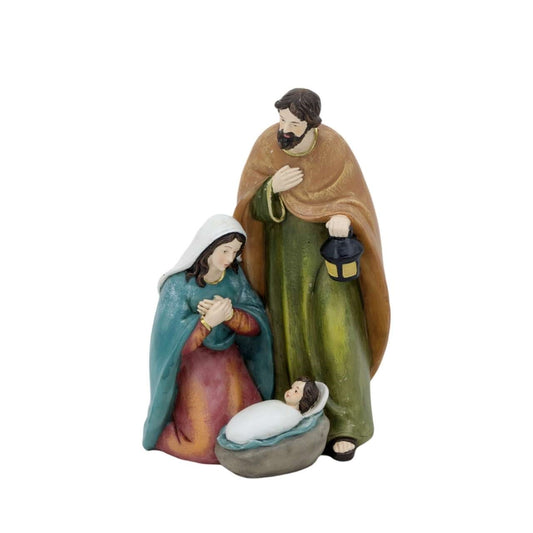 Bulk 6 Xmas Polyresin Nativity Manger Set 13.5x10x20cm