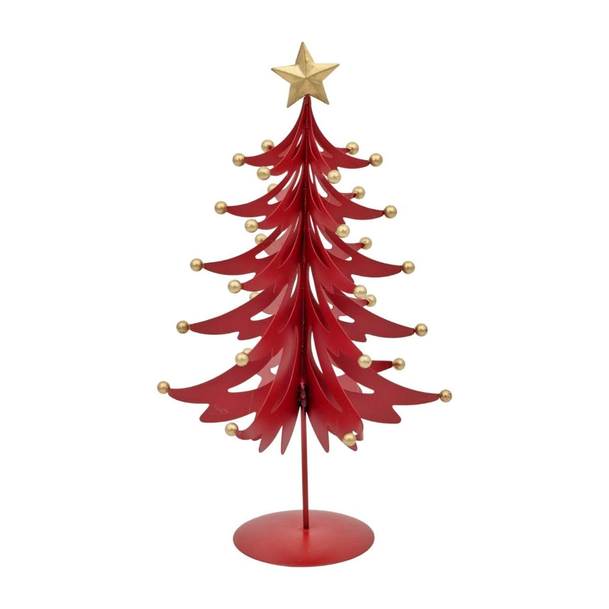 Bulk 6 Xmas Metal Tree 18x31cmh