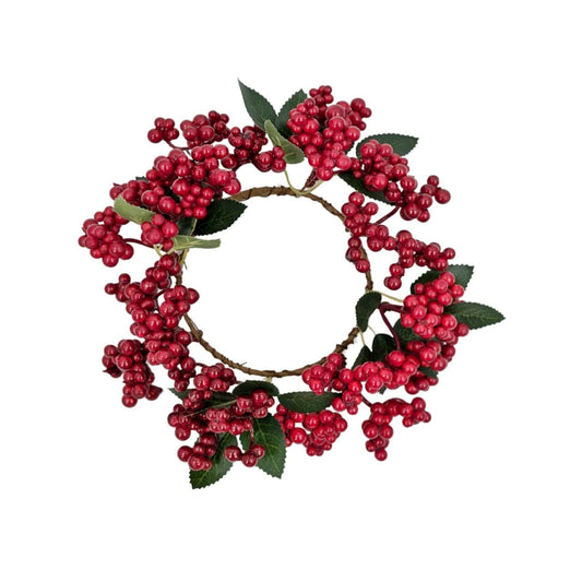 Bulk 12 Xmas Berry Wreath 20cm
