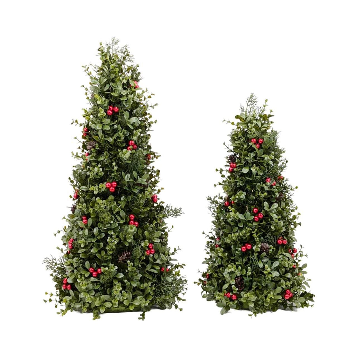 Bulk 3 Jolly Evergreen Cone Tree 55cm