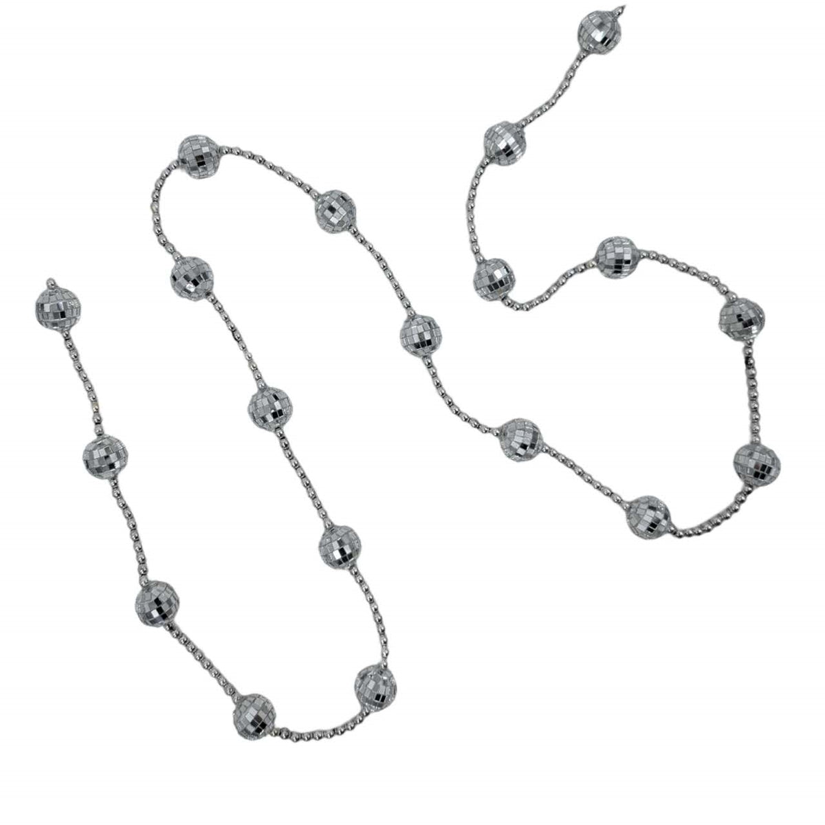 Bulk 12 Xmas Hanging Mirror Ball Garland 180cm
