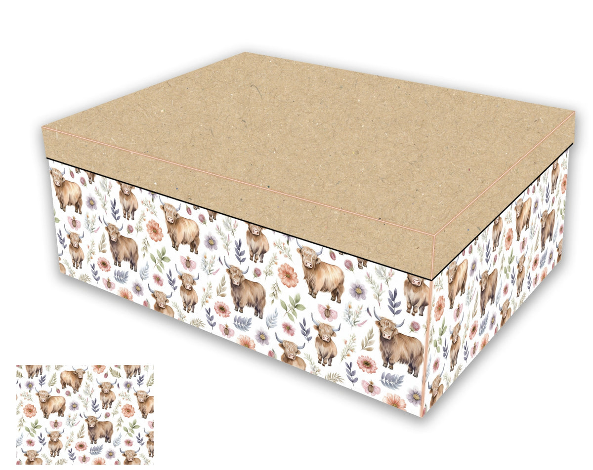 Bulk 2 Elegant Cow Pastures Gift Box Set 18 43x34x16cm