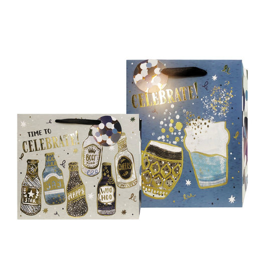 bulk 24 Medium Celebration Sips For Male Gift Bag3cm