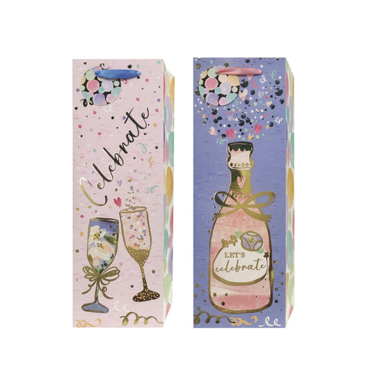 bulk 24 Celebration Sips For Female Bottle Gift Bag 36cm
