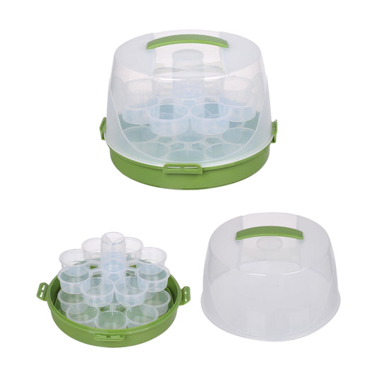 Round 2 Tier Cupcake & Cake Carrier 28cm