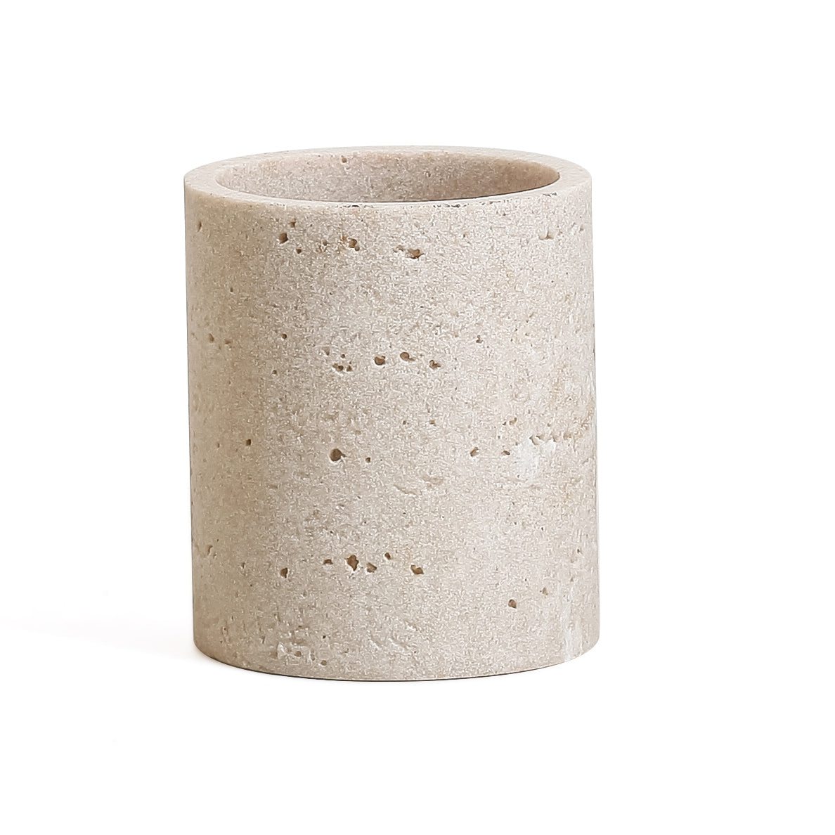 Bulk 12 Stone Look Toothbrush Holder 7.5x8.9cmh