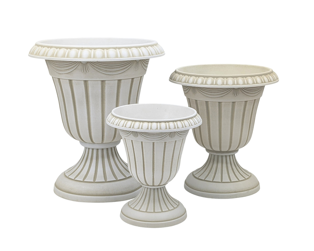bulk 8 Fluted Urn Pot 37cm