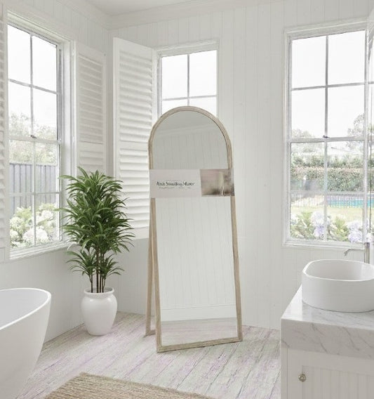 Bulk 2 Ps Arched Wall Mirror 60x90cm