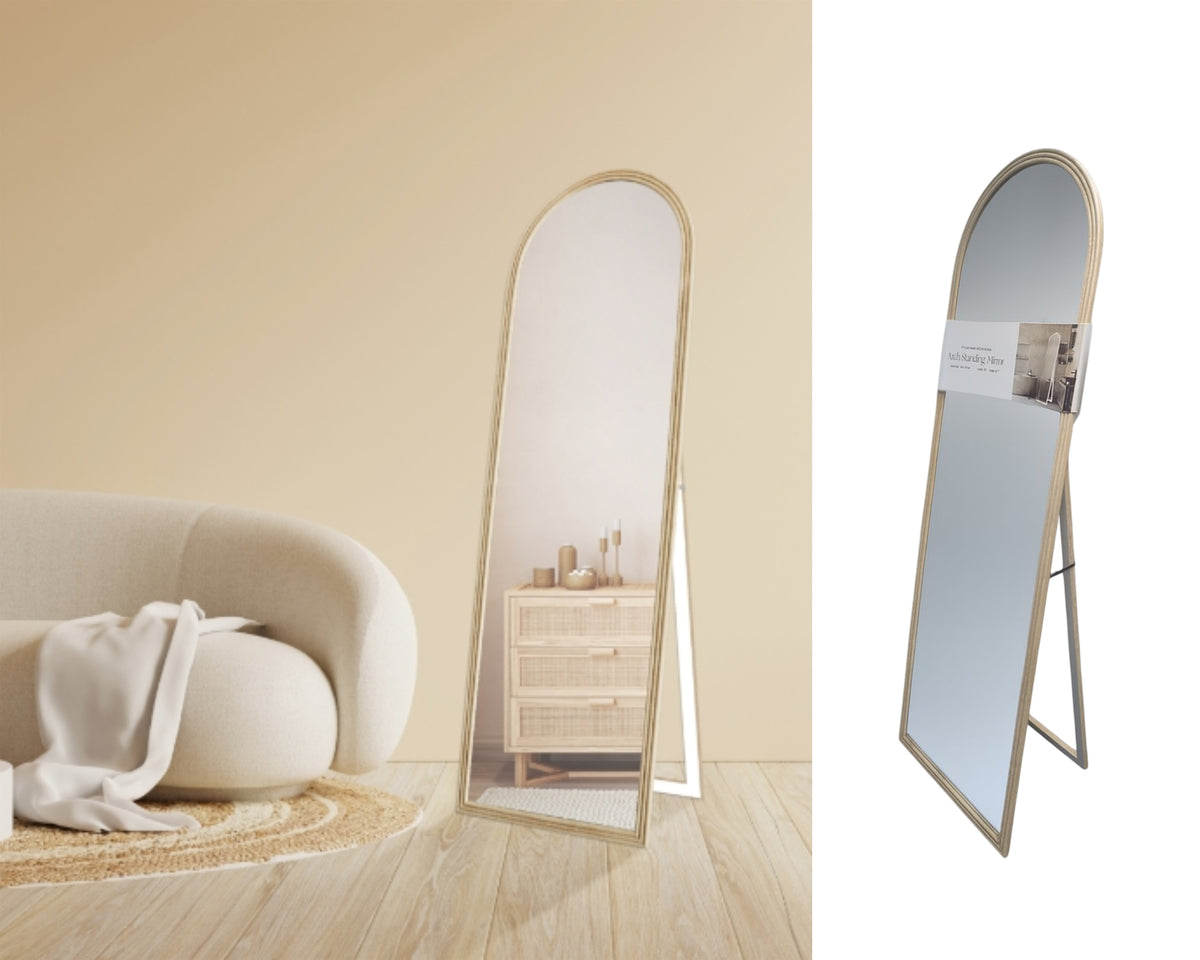 Bulk 2 Ps Arched Standing Mirror 50x170cm